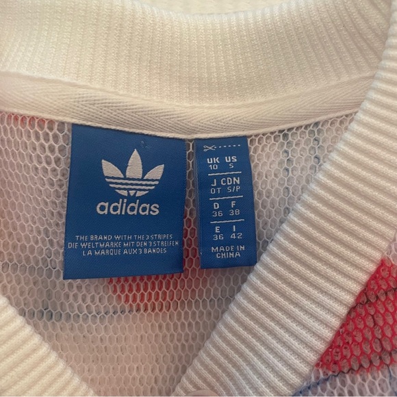 Adidas Originals Osaka Spotted Meshed Graphic Sweatshirt-Size Small-Oversized. - Picture 12 of 14